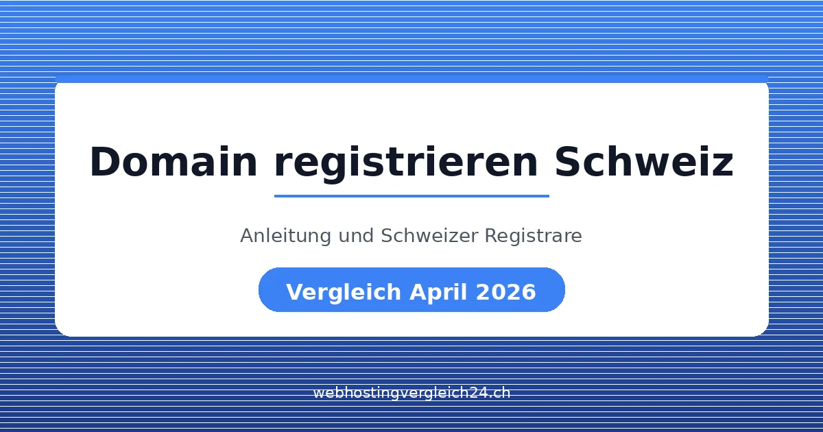 Domain registrieren Schweiz