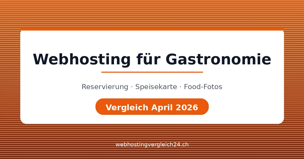 Webhosting für Gastronomie Schweiz