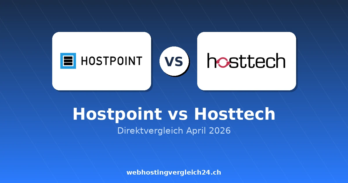 Hostpoint vs Hosttech