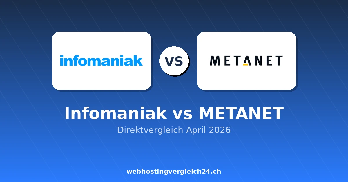 Infomaniak vs METANET