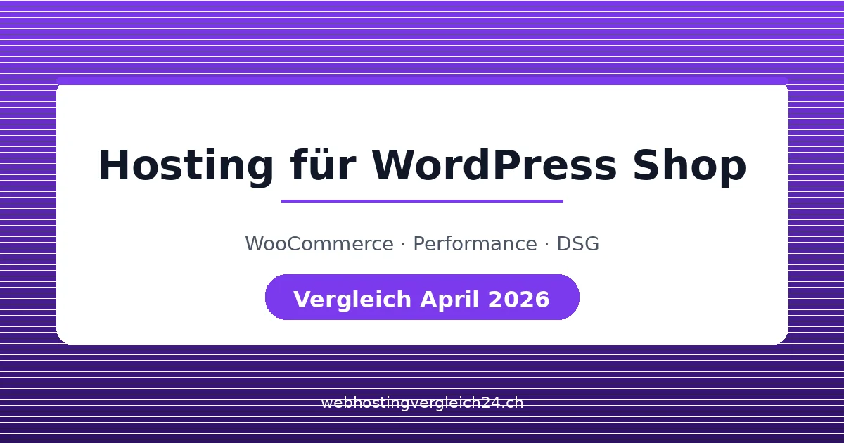 Bestes Hosting für WordPress Shop Schweiz